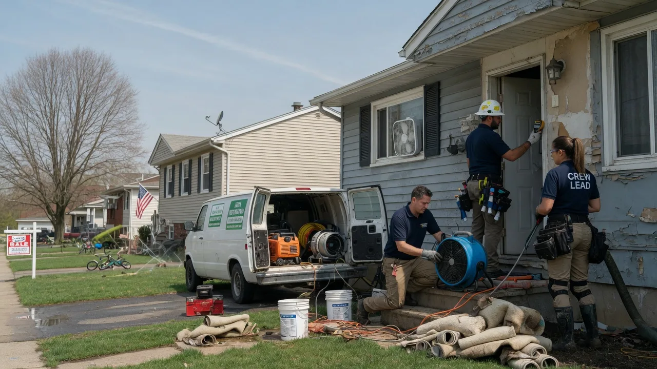 Flood Cleanup in Pekin, IL near me